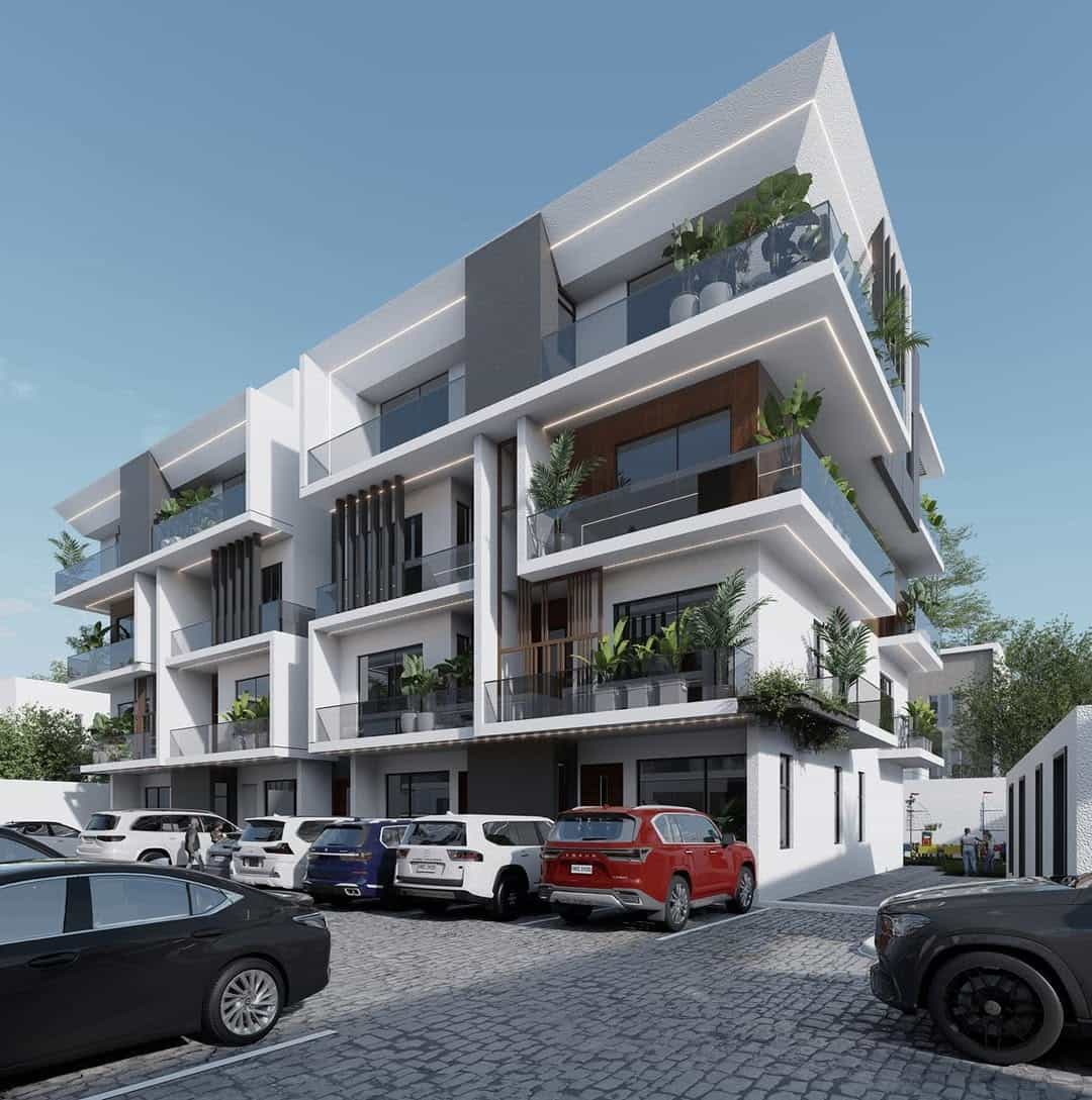 Modern four bedroom terrace duplex (LEKKI4BTD04)